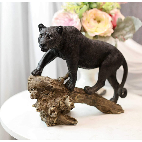 Black panther best sale animal figurine